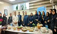 تقدیر مدیر پرستاری بیمارستان از همکاران مشارکت کننده و انسجام در برپایی سفره سلامت به مناسبت هفته سلامت