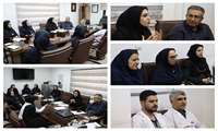 جلسه کمیته طب انتقال خون مرکز آموزشی درمانی رازی رشت با حضور اعضای کمیته در دفتر مدیریت برگزارشد