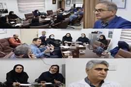 برگزاری جلسه ستاد بحران مرکز آموزشی درمانی رازی رشت با محوریت بررسی پیک آنفلوآنزا