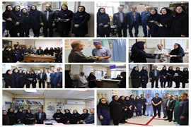 بازدید مدیران مرکز آموزشی درمانی رازی رشت از بخش‌ها به مناسبت روز پرستار