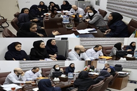 نشست راهبردی ارتقای سلامت و تحلیل شاخص‌های «موربیدیتی» در مرکز رازی رشت برگزار شد